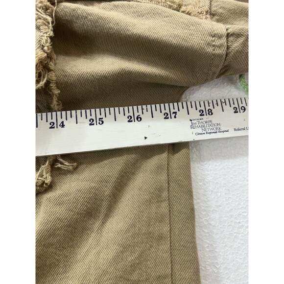 ELAN Rock and Roll Brown Military Jacket Fringe Boho Medium - Picture 9 of 9